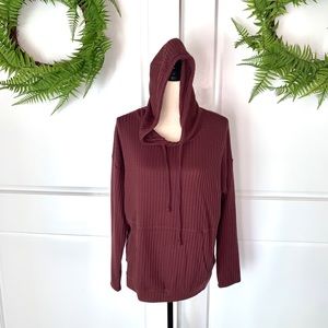 Chaser Burgundy Hoodie